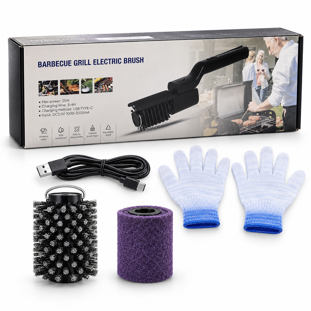 Cepillo Eléctrico Para Parrilla