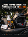 TU CASCO YA MERECE QUE LE DES UN LAVADO EN SECO
