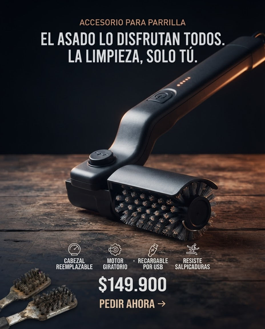 Cepillo Eléctrico Para Parrilla